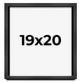 thumbnail image 1 of 19x20 Shadow Box Frame Grey Charcoal Black | 0.875 Inches Deep | Solid Wood Shadowbox Display Frame, 1 of 8