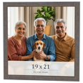 thumbnail image 1 of 19x21 Frame Blue Kingsley Pewter Solid Wood Picture Frame Width 0.75 Inches |Interior Depth 0.5, 1 of 8
