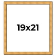 thumbnail image 1 of 19x21 Frame Gold Rustic Solid Wood Picture Frame | 1.25 Inch Wide Moulding | Rustique Gold, 1 of 8