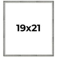 thumbnail image 1 of 19x21 Frame Silver Grey Distressed Solid Wood Picture Frame | 0.75 Inch Moulding Width | Interior, 1 of 8