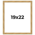 thumbnail image 1 of 19x22 Frame Beige Real Wood Picture Frame Width 1.25 inches | Interior Frame Depth 0.5 inches |, 1 of 8