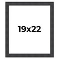 thumbnail image 1 of 19x22 Frame Brown Rustic Solid Wood Picture Frame 1.5 Inches Wide | Interior Frame Depth 0.5 Inches, 1 of 8