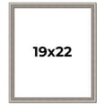 thumbnail image 1 of 19x22 Frame Grey Real Wood Picture Frame Width 1.25 inches | Interior Frame Depth 0.5 inches | Hans, 1 of 8
