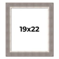 thumbnail image 1 of 19x22 Frame Grey Real Wood Picture Frame Width 2.75 Inches | Interior Frame Depth 0.5 Inches |, 1 of 8
