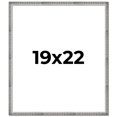 thumbnail image 1 of 19x22 Frame Silver Picture Frame - Complete Modern Photo Frame Includes UV Acrylic Shatter Guard, 1 of 8