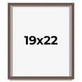 thumbnail image 1 of 19x22 Shadow Box Frame Brown | 1.125 inches Deep Real Wood Rustic Shadowbox Display Frame | UV, 1 of 5