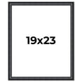 thumbnail image 1 of 19x23 Frame Black Real Wood Picture Frame Width 1.25 inches | Interior Frame Depth 0.5 inches |, 1 of 8