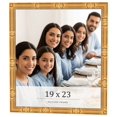 thumbnail image 1 of 19x23 Frame Gold Bamboo Solid Wood Picture Frame | 1 Inch Moulding Width | Interior Frame Depth, 1 of 8