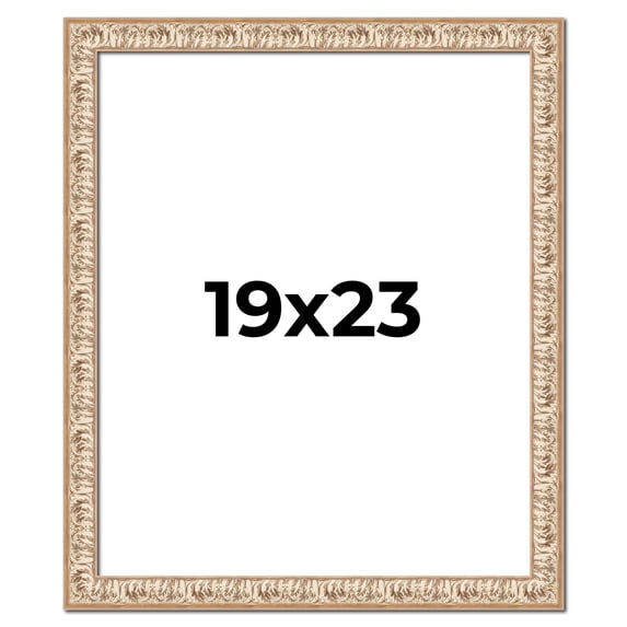 19x23 Frame White Real Wood Picture Frame Width 1.5 inches | Interior Frame Depth 0.5 inches |