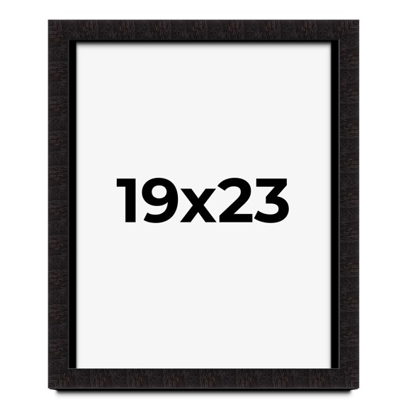 19x23 Shadow Box Black Solid Wood Display Picture Frame | 1 Inch Rabbet Depth | | 1.375 Inch