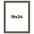 thumbnail image 1 of 19x24 Frame Black Bamboo Solid Wood Picture Frame Width 1.5 Inches | Interior Frame Depth 0.5, 1 of 8