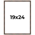 thumbnail image 1 of 19x24 Frame Brown Bamboo with Dark Coffee/Walnut Finish | Solid Wood Picture Frame Width 0.75, 1 of 8