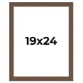 thumbnail image 1 of 19x24 Frame Brown Farmhouse Solid Wood Picture Frame Width 1.5 Inches | Interior Frame Depth 0.5, 1 of 8