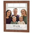 thumbnail image 1 of 19x24 Frame Brown Farmhouse Solid Wood Picture Frame Width 1.5 Inches | Interior Frame Depth 0.5, 1 of 8