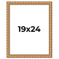 thumbnail image 1 of 19x24 Frame Gold Real Wood Picture Frame Width 1.5 inches | Interior Frame Depth 0.5 inches |, 1 of 8