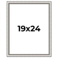thumbnail image 1 of 19x24 Frame Silver Real Wood Picture Frame Width 1.25 Inches | Interior Frame Depth 0.5 Inches |, 1 of 8
