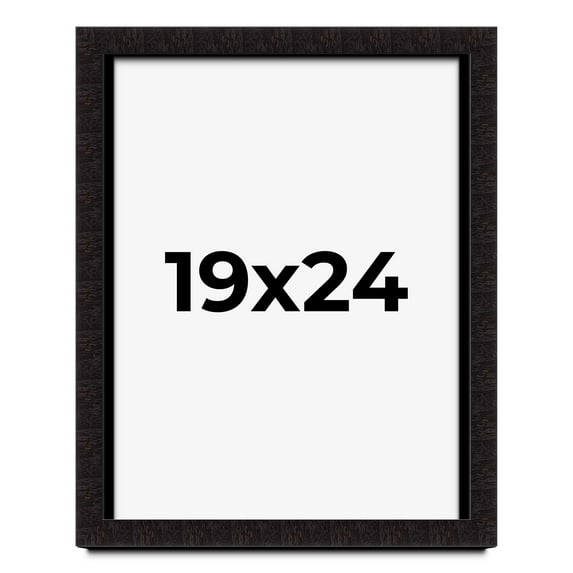 19x24 Shadow Box Black Solid Wood Display Picture Frame | 1 Inch Rabbet Depth | | 1.375 Inch