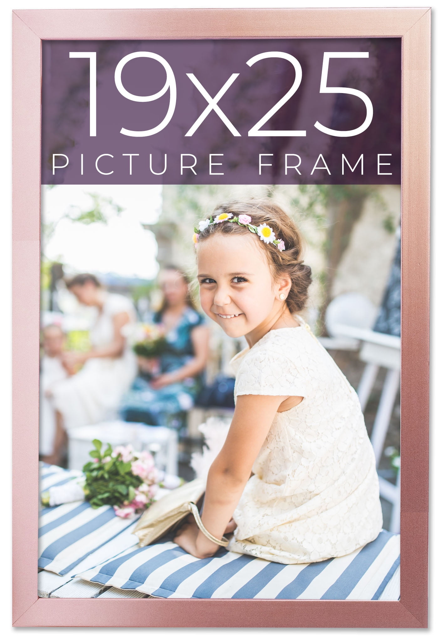 19x25 Frame Pink Real Wood Picture Frame Width 0.75 inches | Interior ...