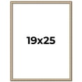 thumbnail image 1 of 19x25 Frame Silver Real Wood Picture Frame Width 0.75 Inches | Interior Frame Depth 0.5 Inches |, 1 of 8