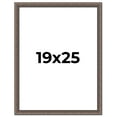 thumbnail image 1 of 19x25 Frame Silver Real Wood Picture Frame Width 1.25 Inches | Interior Frame Depth 0.5 Inches |, 1 of 8