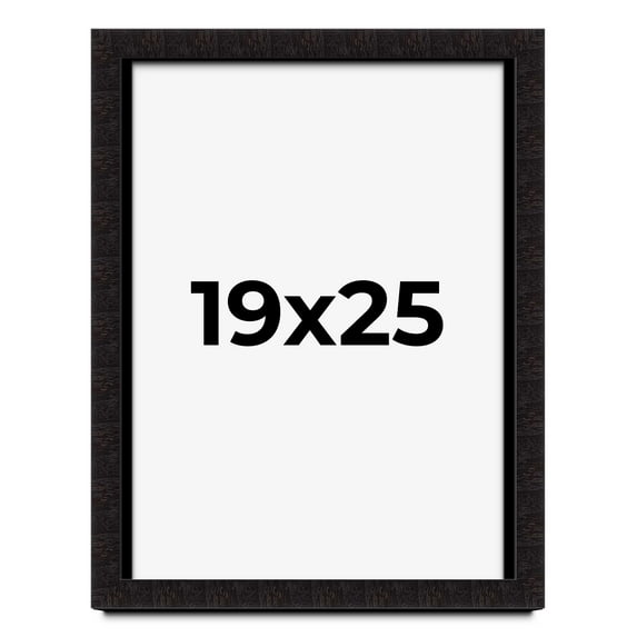 19x25 Shadow Box Black Solid Wood Display Picture Frame | 1 Inch Rabbet Depth | | 1.375 Inch