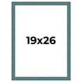 thumbnail image 1 of 19x26 Frame Blue Rustic Barnwood Solid Wood Picture Frame Width 1.25 Inches | Interior Depth 0.5, 1 of 8