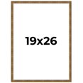thumbnail image 1 of 19x26 Frame Gold Picture Frame - Complete Modern Photo Frame Includes UV Acrylic Shatter Guard, 1 of 8