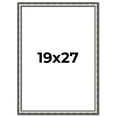 thumbnail image 1 of 19x27 Frame Silver Real Wood Picture Frame Width 1.125 Inches | Interior Frame Depth 0.5 Inches |, 1 of 8