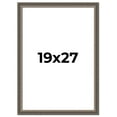 thumbnail image 1 of 19x27 Frame Silver Real Wood Picture Frame Width 1.25 Inches | Interior Frame Depth 0.5 Inches |, 1 of 8
