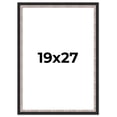 thumbnail image 1 of 19x27 Frame Silver Real Wood Picture Frame Width 1.25 Inches | Interior Frame Depth 0.75 Inches |, 1 of 8