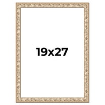 19x27 Frame White Real Wood Picture Frame Width 1.5 inches | Interior Frame Depth 0.5 inches |