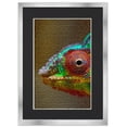 thumbnail image 1 of 19x27 Frame for Jigsaw Puzzles - Wooden Silver Puzzle Frame with Mat (Black) For Puzzles Measuring 19x27 Inches, 1 of 9