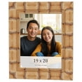 thumbnail image 1 of 19x28 Frame Beige Real Wood Picture Frame Width 3 inches | Interior Frame Depth 0.5 inches |, 1 of 8