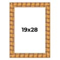 thumbnail image 1 of 19x28 Frame Beige Real Wood Picture Frame Width 3 inches | Interior Frame Depth 0.5 inches |, 1 of 8