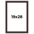 thumbnail image 1 of 19x28 Frame Brown Round Mahogany Solid Wood Picture Frame | 1.625 Inch Moulding Width | with UV, 1 of 8