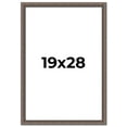 thumbnail image 1 of 19x28 Frame Silver Real Wood Picture Frame Width 1.25 Inches | Interior Frame Depth 0.5 Inches |, 1 of 8