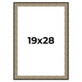 thumbnail image 1 of 19x28 Frame Silver Real Wood Picture Frame Width 1.75 Inches | Interior Frame Depth 0.5 Inches |, 1 of 8