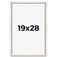 thumbnail image 1 of 19x28 Frame White Wheat Solid Wood Picture Frame | Moulding Width 0.75 Inches | Interior Depth 0.5, 1 of 8