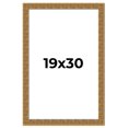thumbnail image 1 of 19x30 Frame Black and Gold Distressed Solid Wood Sonoma Picture Frame | 1.625 Inch Moulding Width |, 1 of 8