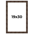 thumbnail image 1 of 19x30 Frame Brown Burl Real Wood Picture Frame Width 1.625 Inches | Interior Frame Depth 0.5 Inches, 1 of 8
