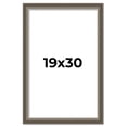 thumbnail image 1 of 19x30 Frame Brown Solid Wood Picture Frame | 1.75 Inch Moulding Width | Austin Frame Complete with, 1 of 8