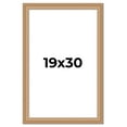 thumbnail image 1 of 19x30 Frame Charleston Honey Brown Solid Wood Picture Frame Width 1.75 Inches | Interior Depth 0.5, 1 of 8