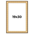 thumbnail image 1 of 19x30 Frame Gold Plein Aire Solid Wood Picture Frame Width 2 Inches | Interior Frame Depth 0.5, 1 of 8