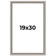 thumbnail image 1 of 19x30 Frame Grey Real Wood Picture Frame Width 1.25 inches | Interior Frame Depth 0.5 inches | Hans, 1 of 8