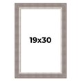 thumbnail image 1 of 19x30 Frame Grey Real Wood Picture Frame Width 2.75 Inches | Interior Frame Depth 0.5 Inches |, 1 of 8