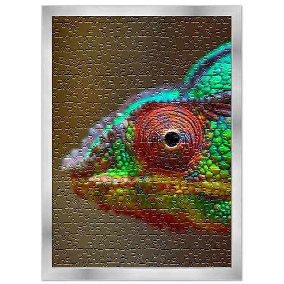 19x30 Jigsaw Puzzle Frame Kit - Kit Includes Puzzle Glue Sheets, Silver Wood Puzzle Frame, UV