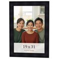 thumbnail image 1 of 19x31 Frame Black Passaggi Solid Wood Picture Frame Width 1.5 Inches | Interior Depth 0.5 Inches |, 1 of 8