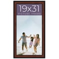 thumbnail image 1 of 19x31 Frame Executive Brown Round Mahogany Finish Solid Wood Picture Frame | 1.25 Inch Moulding, 1 of 8