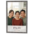 thumbnail image 1 of 19x31 Frame Silver Grey Distressed Solid Wood Picture Frame | 0.75 Inch Moulding Width | Interior, 1 of 8