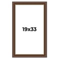 thumbnail image 1 of 19x33 Copper and Brown Real Wood Picture Frame Width 2 inches | Interior Frame Depth 0.5 inches |, 1 of 8